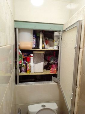 Люк под плитку Нажимной Секрет-Лайт 2 створки 1100*450 Люк под плитку Нажимной Секрет-Лайт 2 створки 1100*450