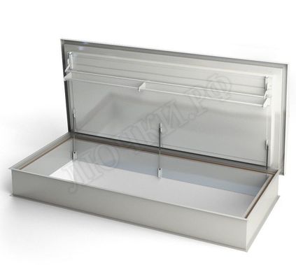 Люк для выхода на крышу 600*1700, поручень справа (габарит 850*1950) Люк для выхода на крышу 600*1700, поручень справа (габарит 850*1950)