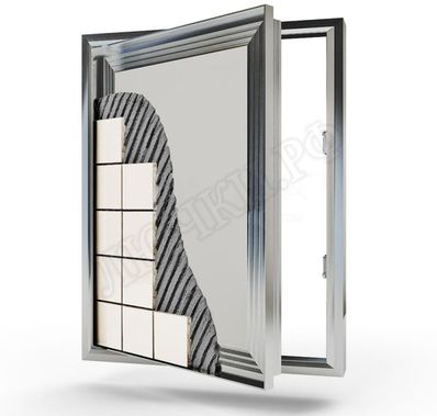 Люк под плитку Техно Противопожарный 2 створки 1200*650 Люк под плитку Техно Противопожарный 2 створки 1200*650