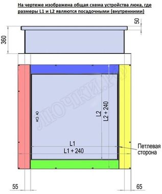 Люк для выхода на кровлю Экстремал, Оцинкованная сталь 900*1150 Люк для выхода на кровлю Экстремал, Оцинкованная сталь 900*1150