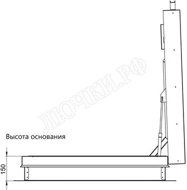 Люк для выхода на кровлю Оптимус 800*1300 Люк для выхода на кровлю Оптимус 800*1300