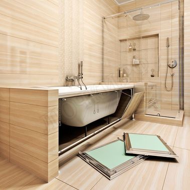 Люк под плитку Экран под ванную 1650*580 Люк под плитку Экран под ванную 1650*580