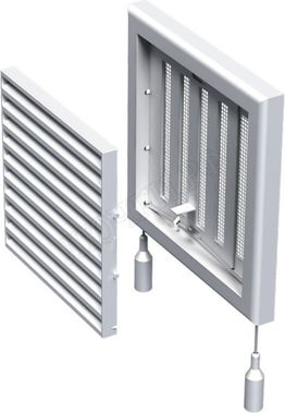 Решетка пластиковая МВ 100 МВ 100 с бежевая Решетка пластиковая МВ 100 МВ 100 с бежевая