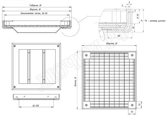 Люк под брусчатку Брус Ли Стальной, Съемная дверца 800*600 Люк под брусчатку Брус Ли Стальной, Съемная дверца 800*600