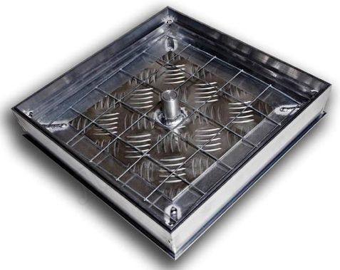 Напольный люк Премиум 54 мм 2 створки 500*1450 Напольный люк Премиум 54 мм 2 створки 500*1450