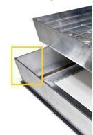 Напольный люк Премиум 54 мм 2 створки 500*1450 Напольный люк Премиум 54 мм 2 створки 500*1450