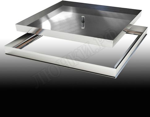 Напольный люк Премиум 54 мм 2 створки 500*1450 Напольный люк Премиум 54 мм 2 створки 500*1450