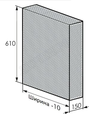 Радиаторный экран С перфорацией Кружок Металлический верх 890*610 Радиаторный экран С перфорацией Кружок Металлический верх 890*610