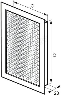Решетка металлическая с перфорацией Цветок врезная 1100*1200 Решетка металлическая с перфорацией Цветок врезная 1100*1200