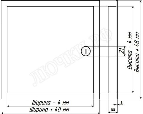 Люк сантехнический Бабушкина радость :-) с замком 900*450 Люк сантехнический Бабушкина радость :-) с замком 900*450