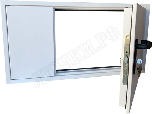 Люк сантехнический Противопожарный EIS60, 2 створки 800*1600 Люк сантехнический Противопожарный EIS60, 2 створки 800*1600