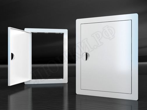 Люк сантехнический пластиковый с ручкой 100*100 Люк сантехнический пластиковый с ручкой 100*100