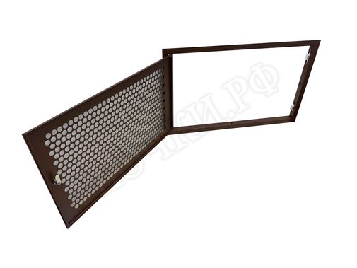 Сантехнический люк Комфорт, с замком 750*1200, RAL 9003 муар Сантехнический люк Комфорт, с замком 750*1200, RAL 9003 муар