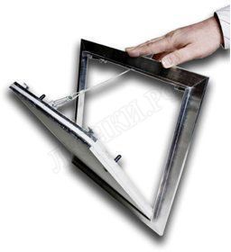 Люк под покраску Ультра для установки в стену, 2 створки, съёмная перегородка 1050*1200 (посадочный размер 1056*1206) Люк под покраску Ультра для установки в стену, 2 створки, съёмная перегородка 1050*1200 (посадочный размер 1056*1206)