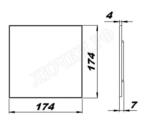 Вытяжной вентилятор airRoxy S, чёрный матовый, 01-174 Вытяжной вентилятор airRoxy S, чёрный матовый, 01-174
