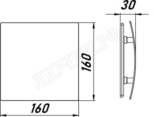 Вытяжной вентилятор Awenta System+, Silent, 100, KWS100H, PECB100M, Чёрный матовый, пластик Вытяжной вентилятор Awenta System+, Silent, 100, KWS100H, PECB100M, Чёрный матовый, пластик