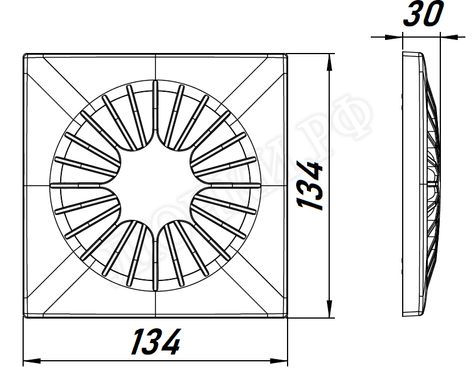 Вытяжной вентилятор Awenta System+, Turbo, 100, KWT100H, POBI100, Белый, пластик Вытяжной вентилятор Awenta System+, Turbo, 100, KWT100H, POBI100, Белый, пластик