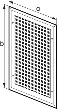 Решетка металлическая с перфорацией 5*8 мм накладная 750*1150 Решетка металлическая с перфорацией 5*8 мм накладная 750*1150