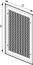 Решетка металлическая с перфорацией 3*5 мм накладная 200*1100 Решетка металлическая с перфорацией 3*5 мм накладная 200*1100